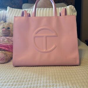 Medium Telfar Bubblegum Pink Shopping Bag